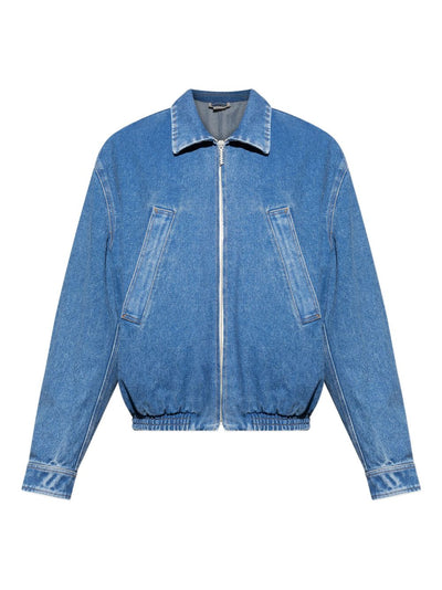 Denim Logo-Print Jacket
