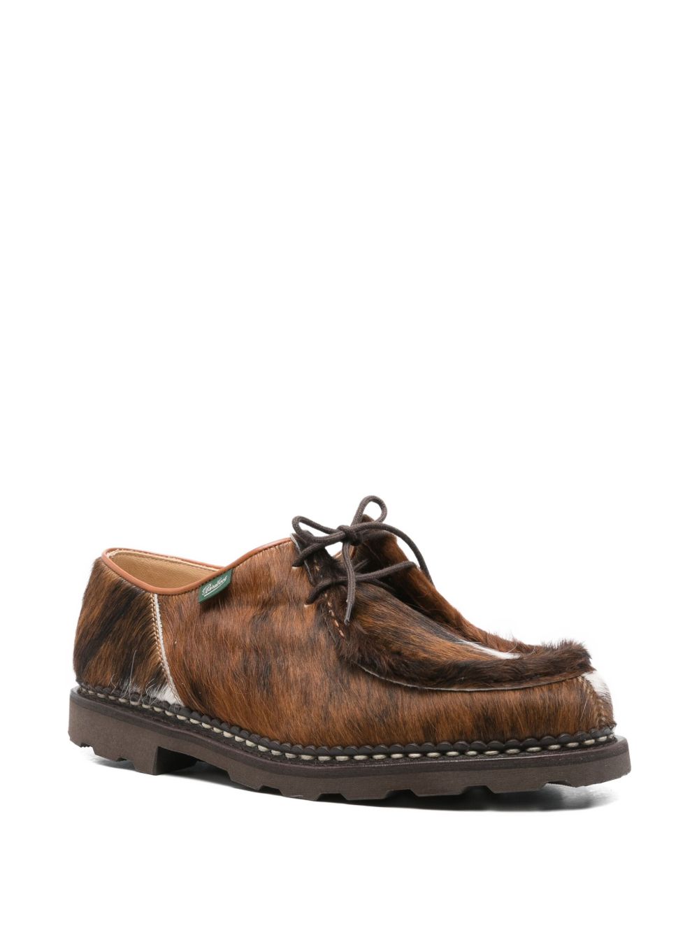 Michael calf-hair Derby shoes