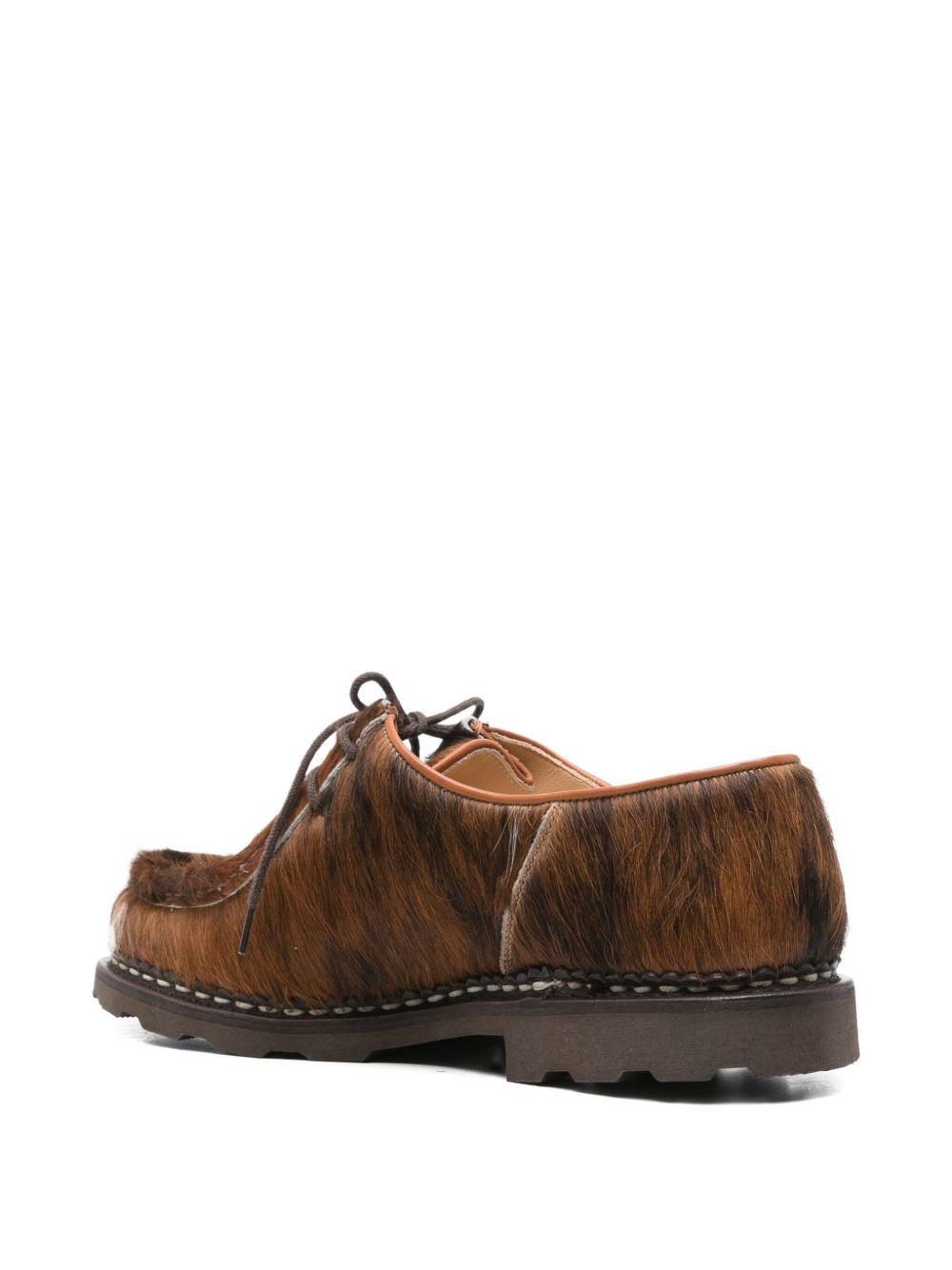 Michael calf-hair Derby shoes