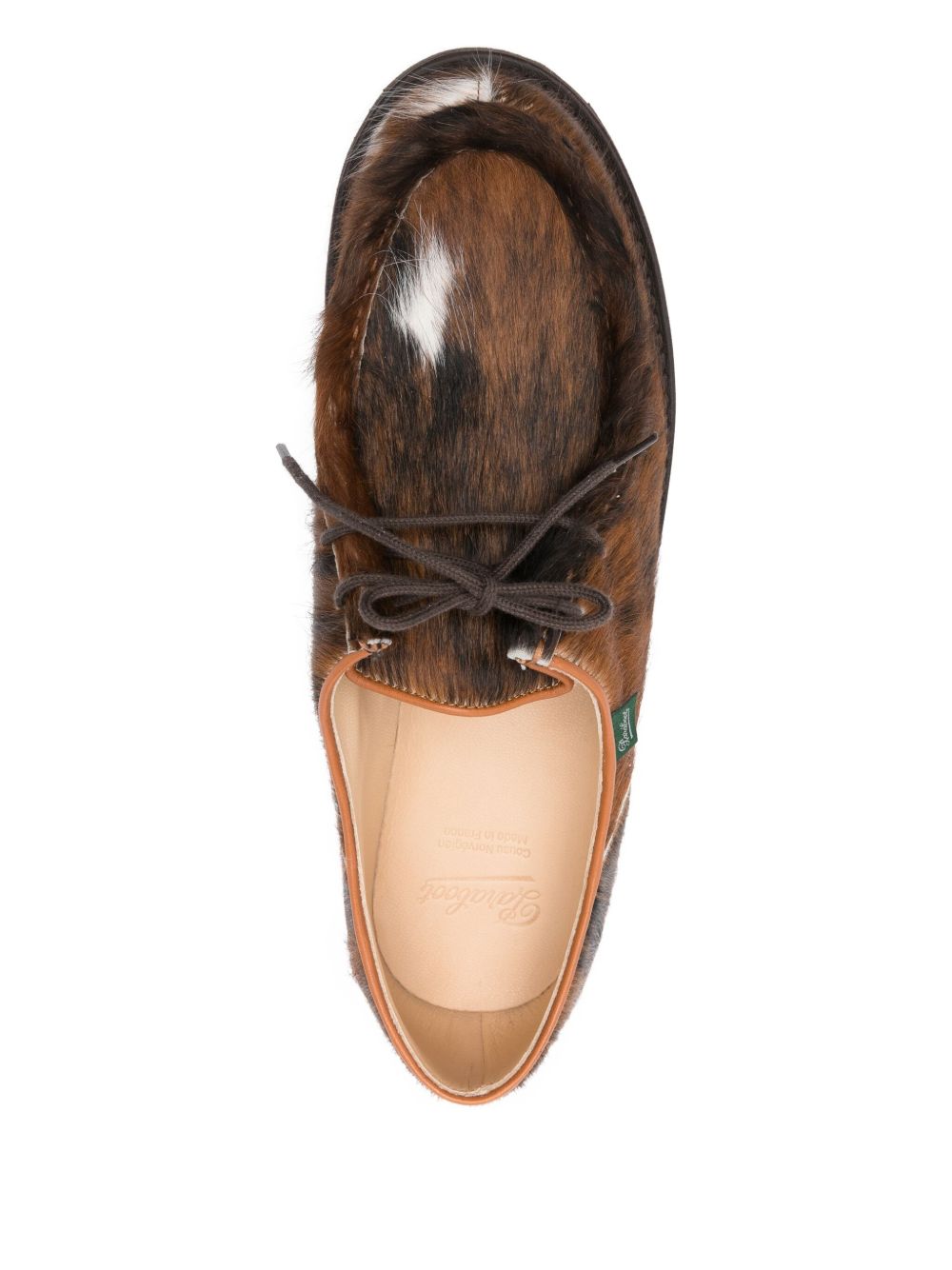 Michael calf-hair Derby shoes