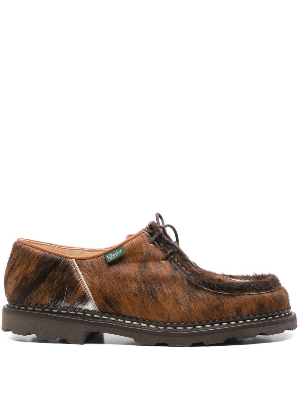 Michael calf-hair Derby shoes