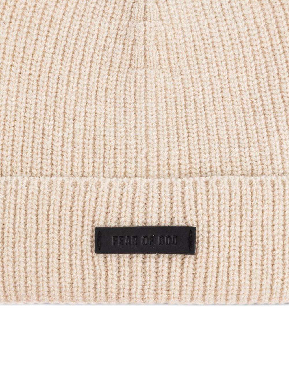 ribbed merino-wool beanie