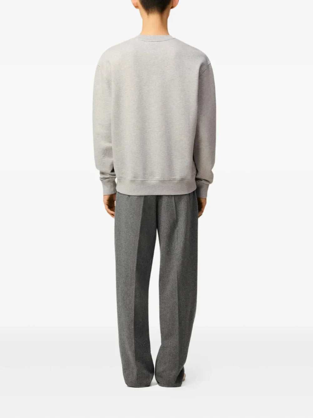 grey cotton sweatshirt with Ami de Coeur
