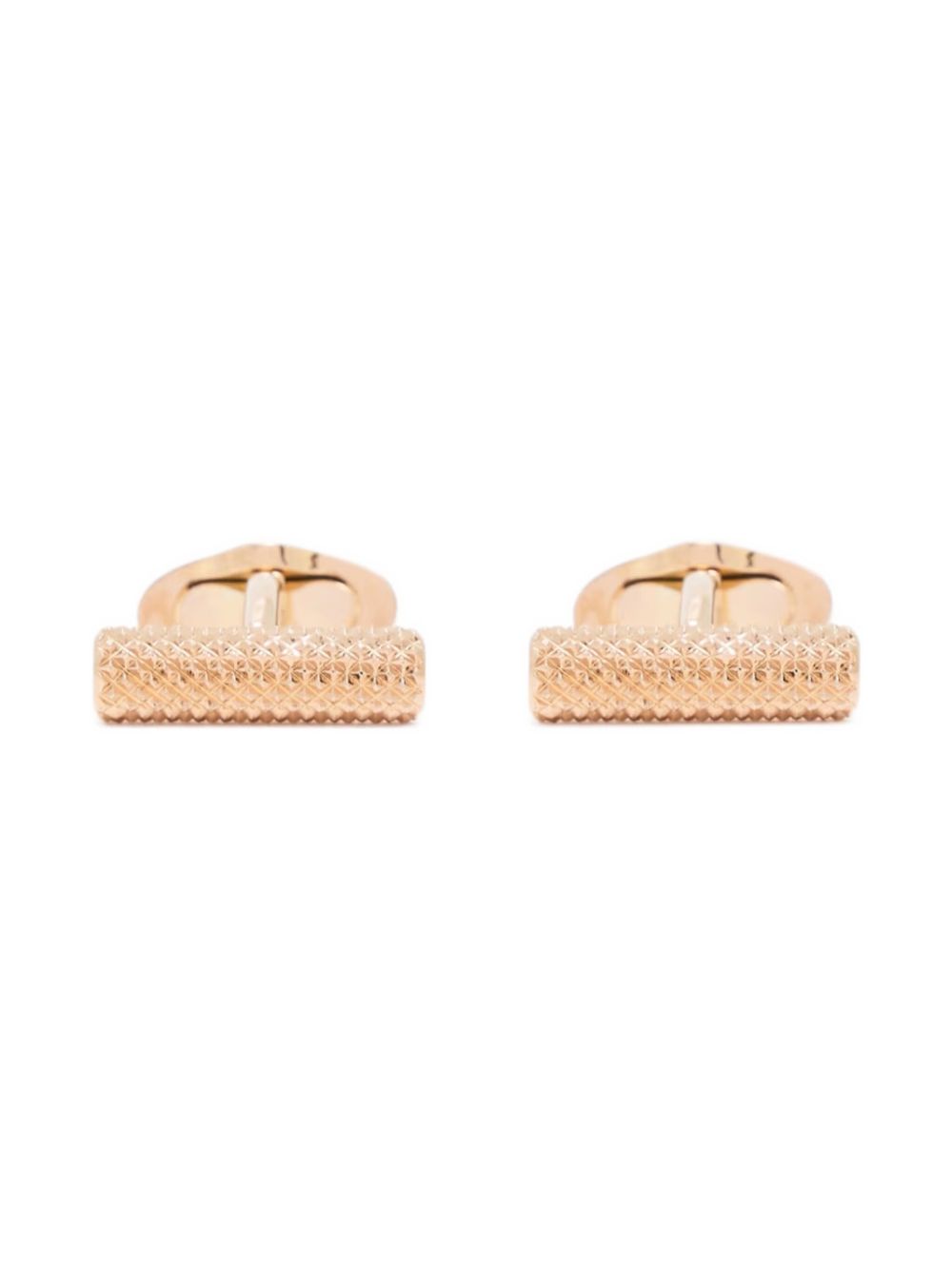 multi-faceted bar cufflinks