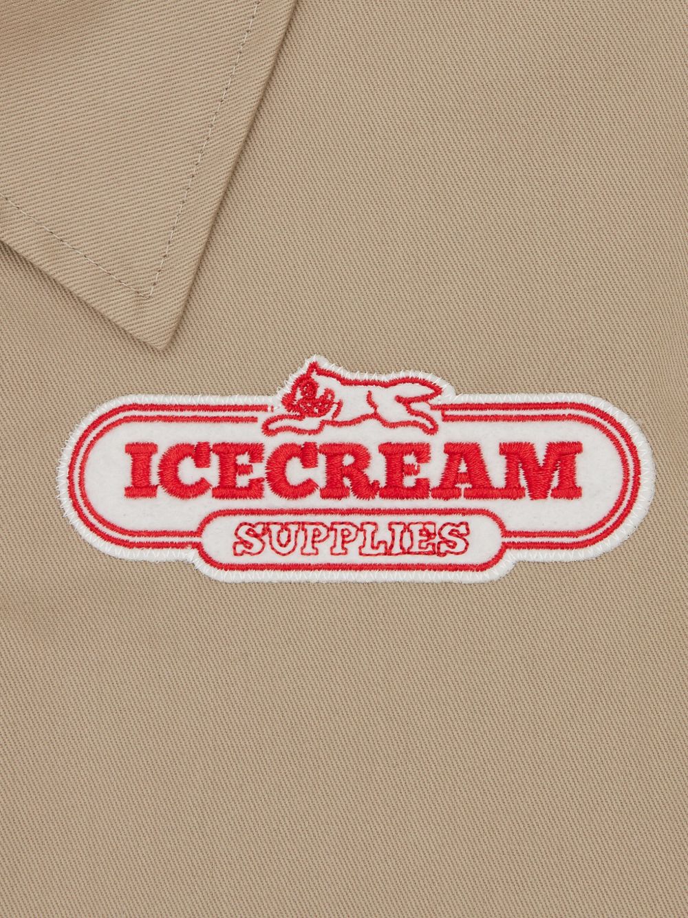 logo-patch zip-front jacket