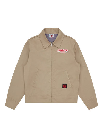 Logo-Patch Zip-Front Jacket