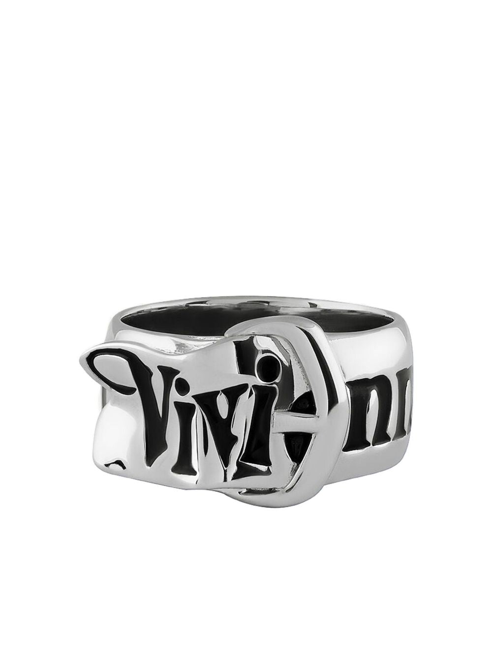 buckle-engraved ring