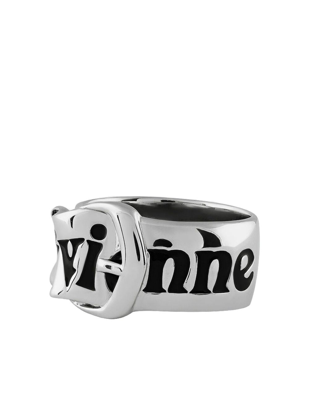 buckle-engraved ring
