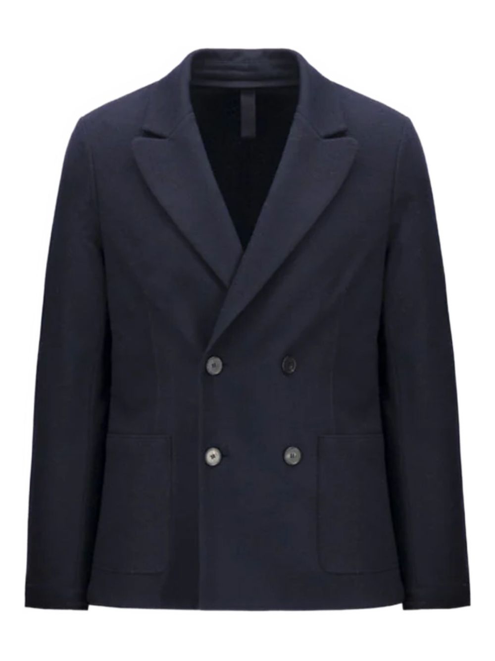 double-breasted wool jacket