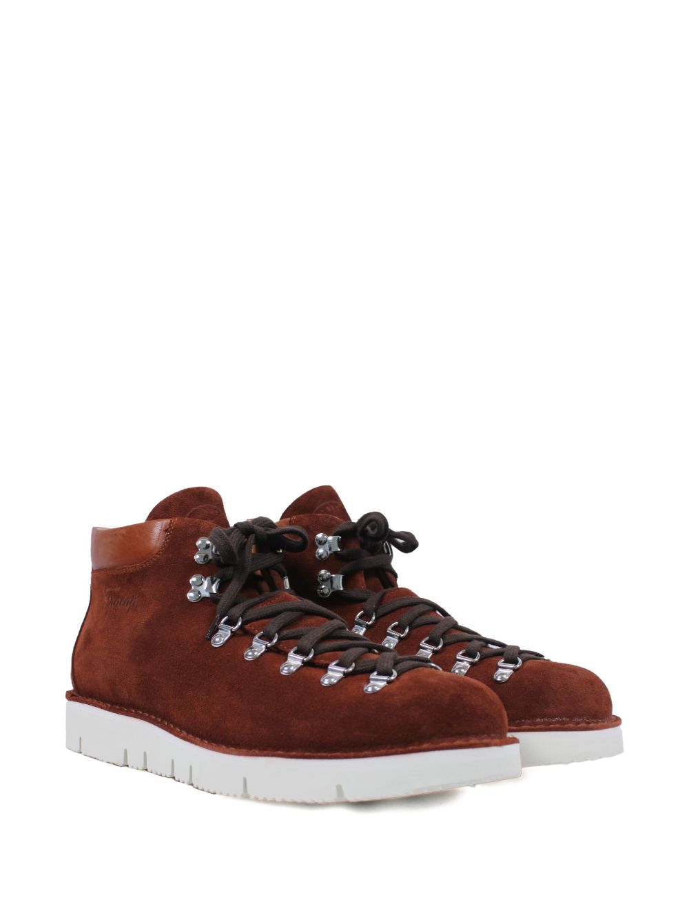 suede lace-up hiking boots
