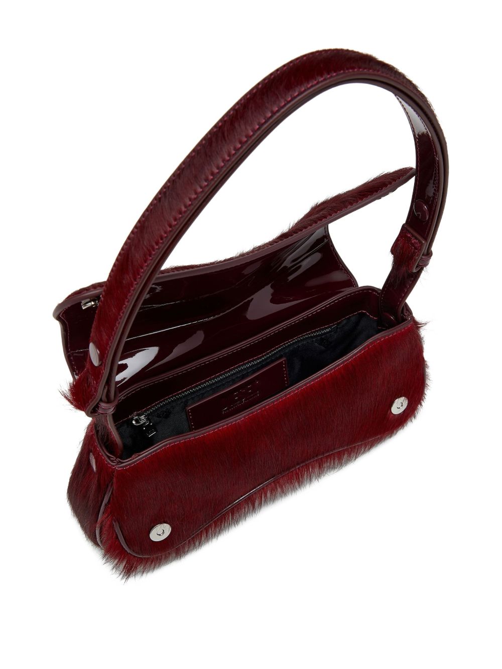 Play calf-leather clutch