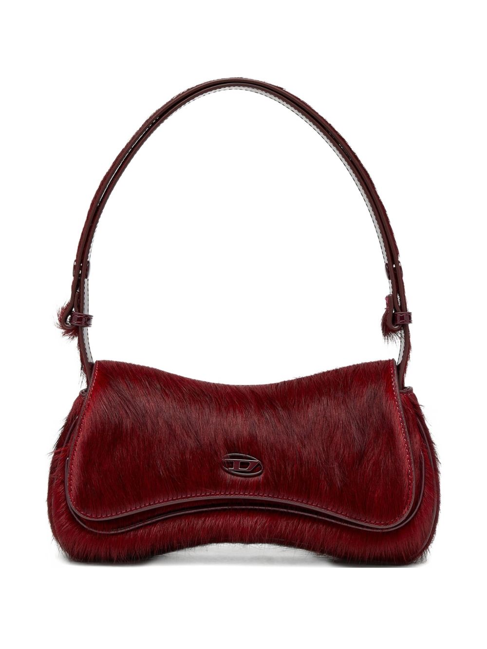 Play calf-leather clutch