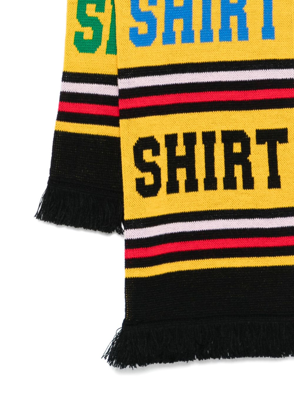 shirt-striped scarf