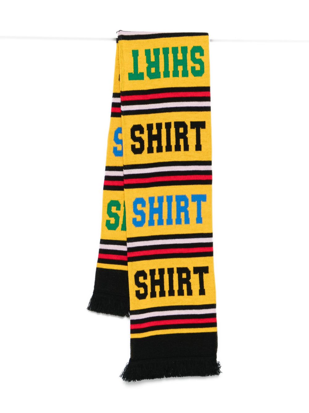 shirt-striped scarf