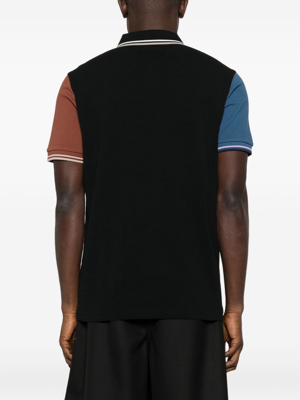 colour-block polo shirt