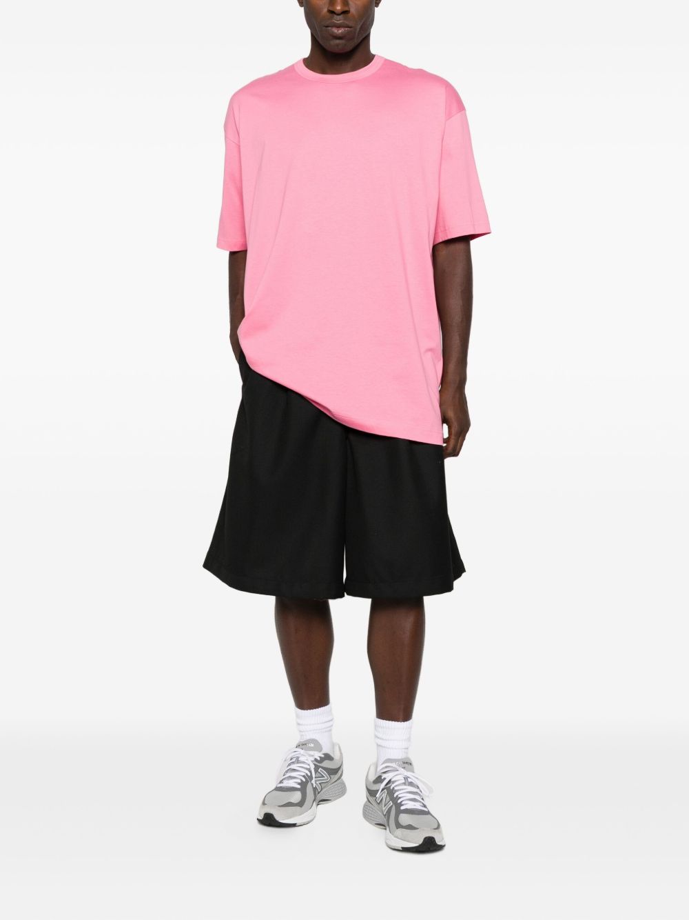 round-neck short-sleeves T-shirt