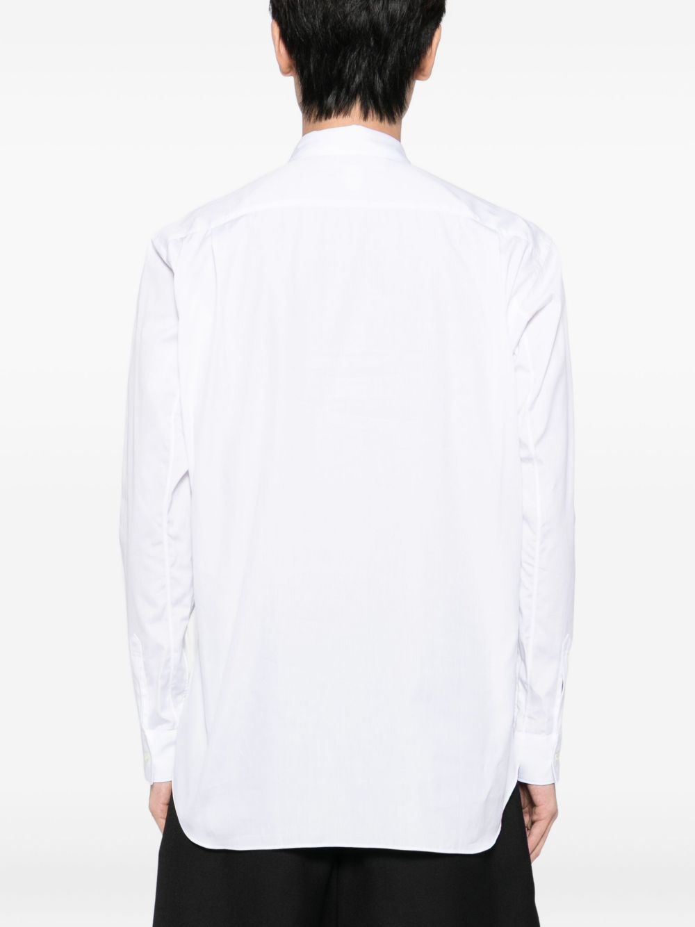 graphic-appliqué shirt