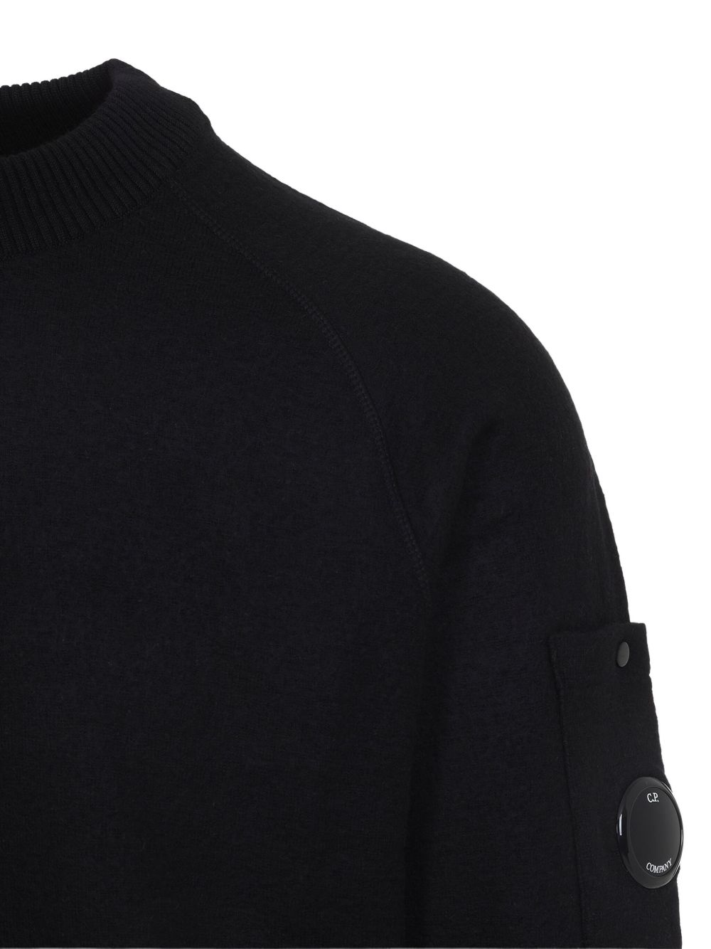 pocket-detail wool-blend sweater