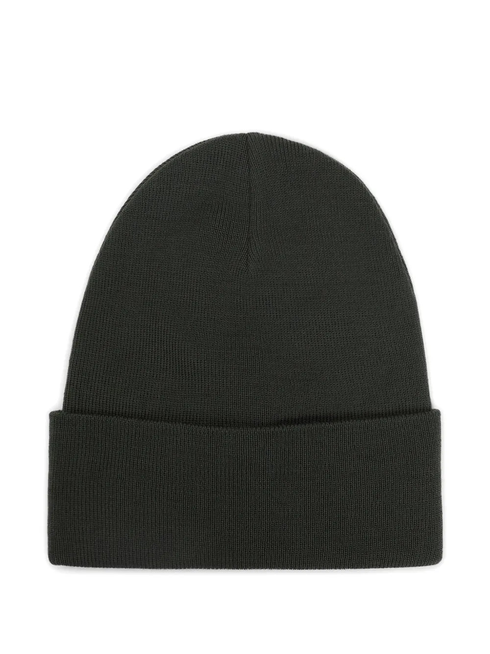 logo-patch wool beanie