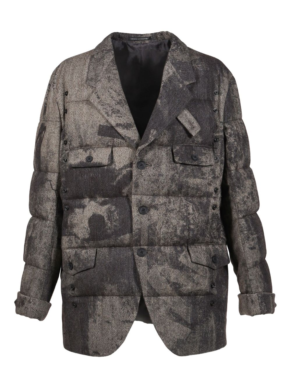 buttoned padded jacket