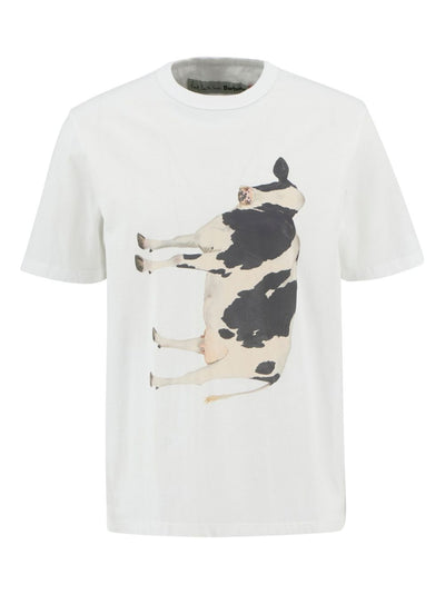 x Paul Smith Graphic-Print Crew-Neck T-Shirt