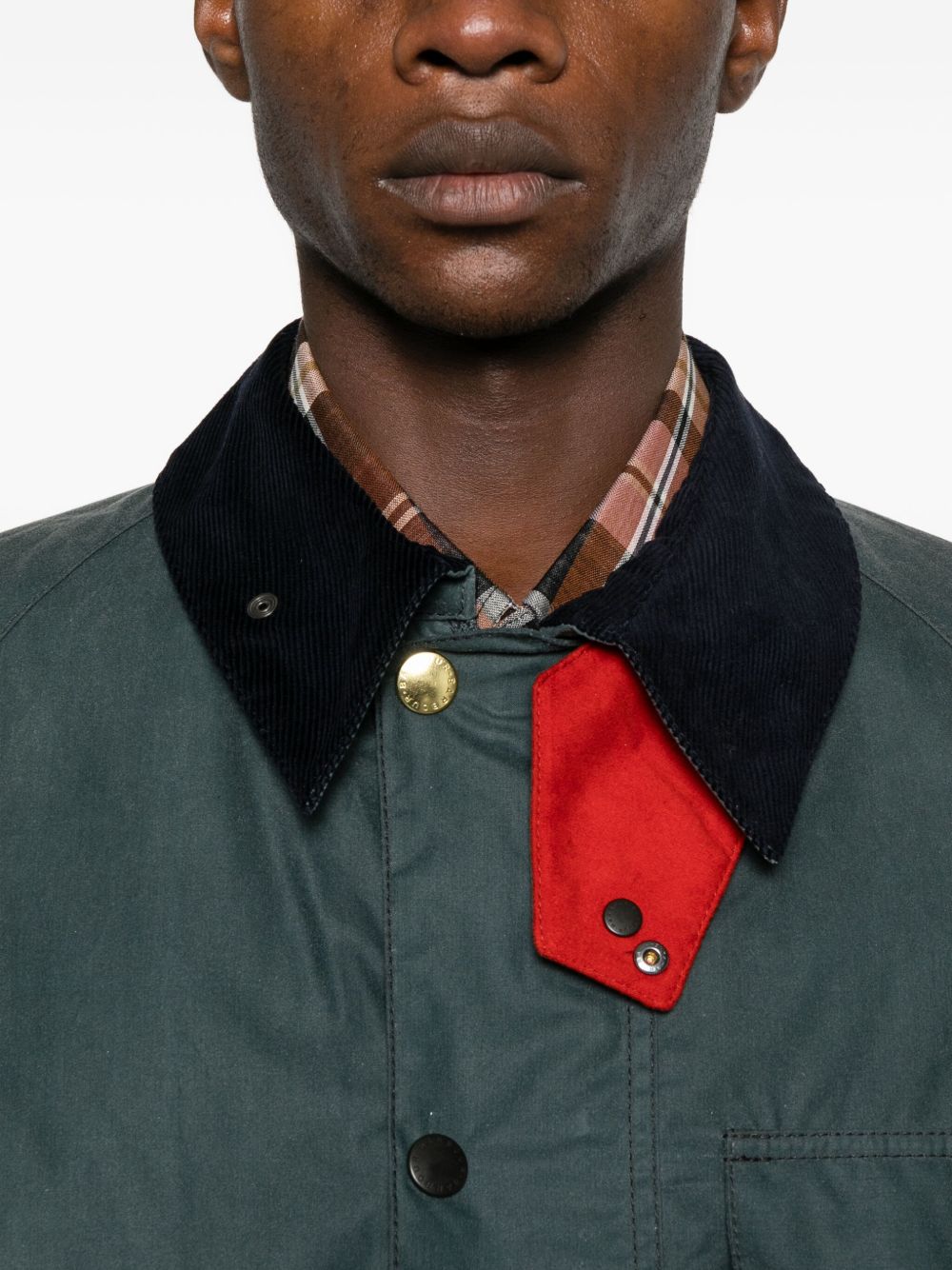 buttoned pocket jacket