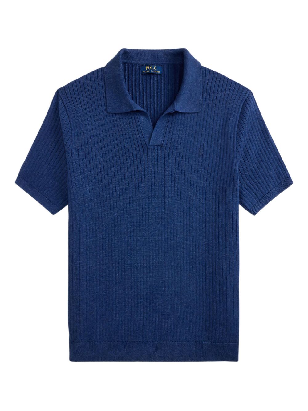 collared ribbed T-shirt