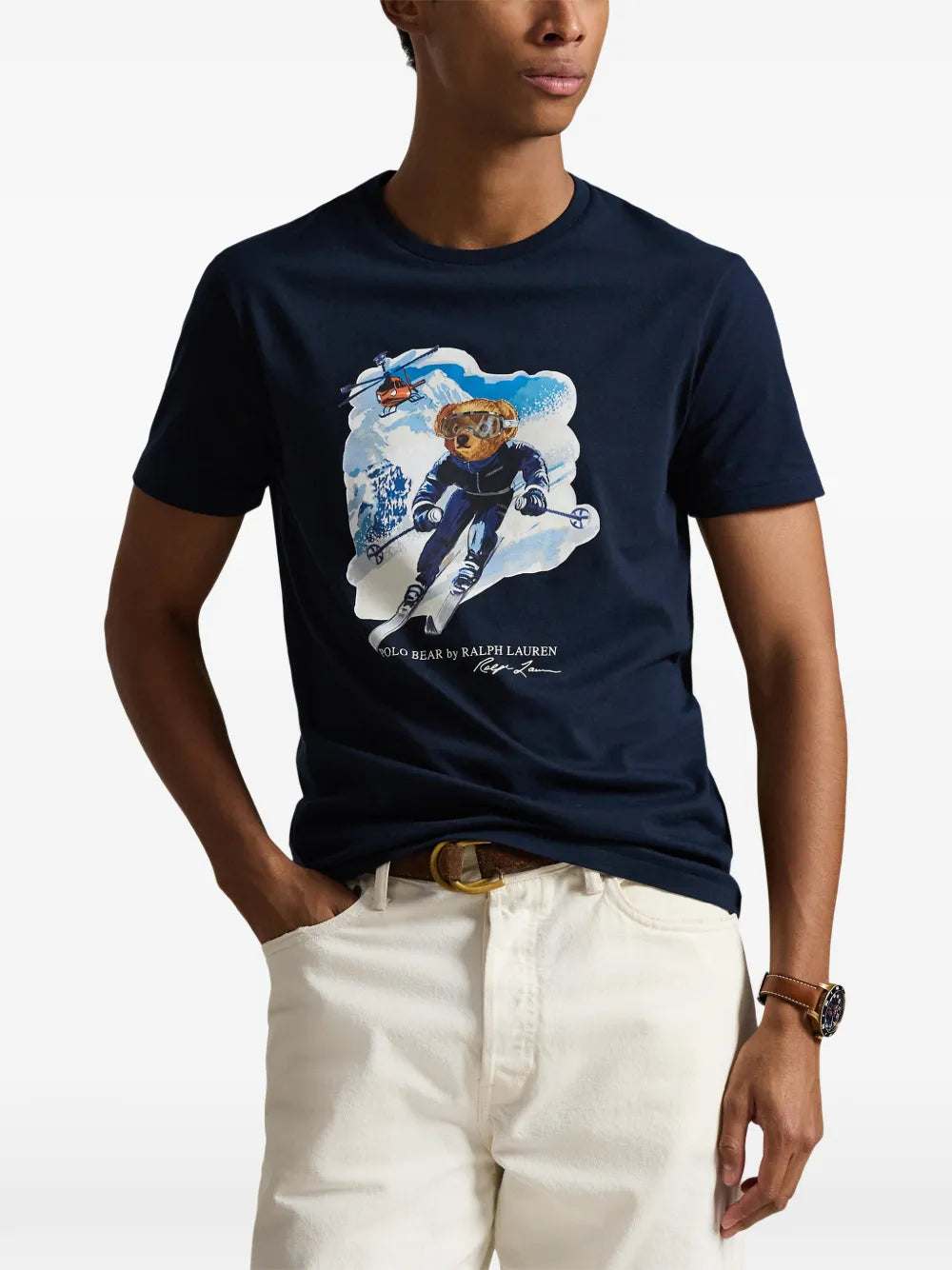 Polo Bear Graphic-Print T-Shirt