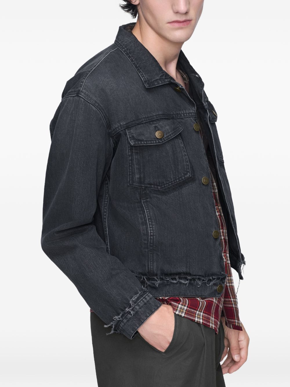 buttoned jacket