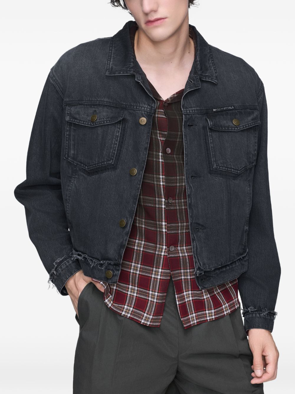 buttoned jacket