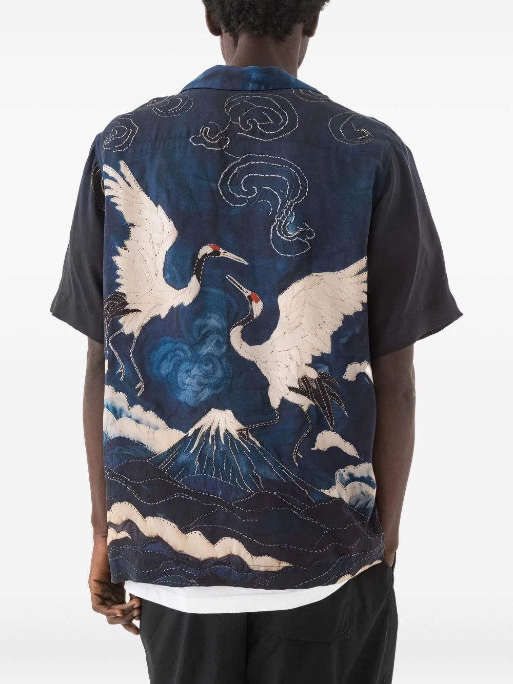 6230 Boro Crane graphic shirt