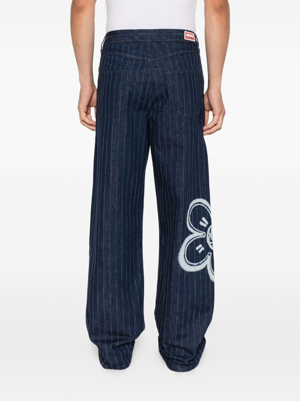 x Futura 2000 striped jeans