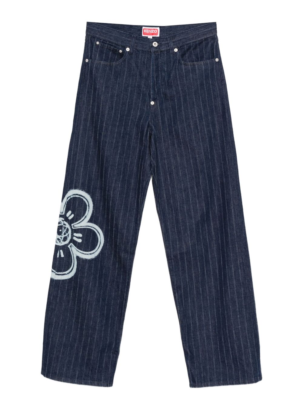 x Futura 2000 striped jeans