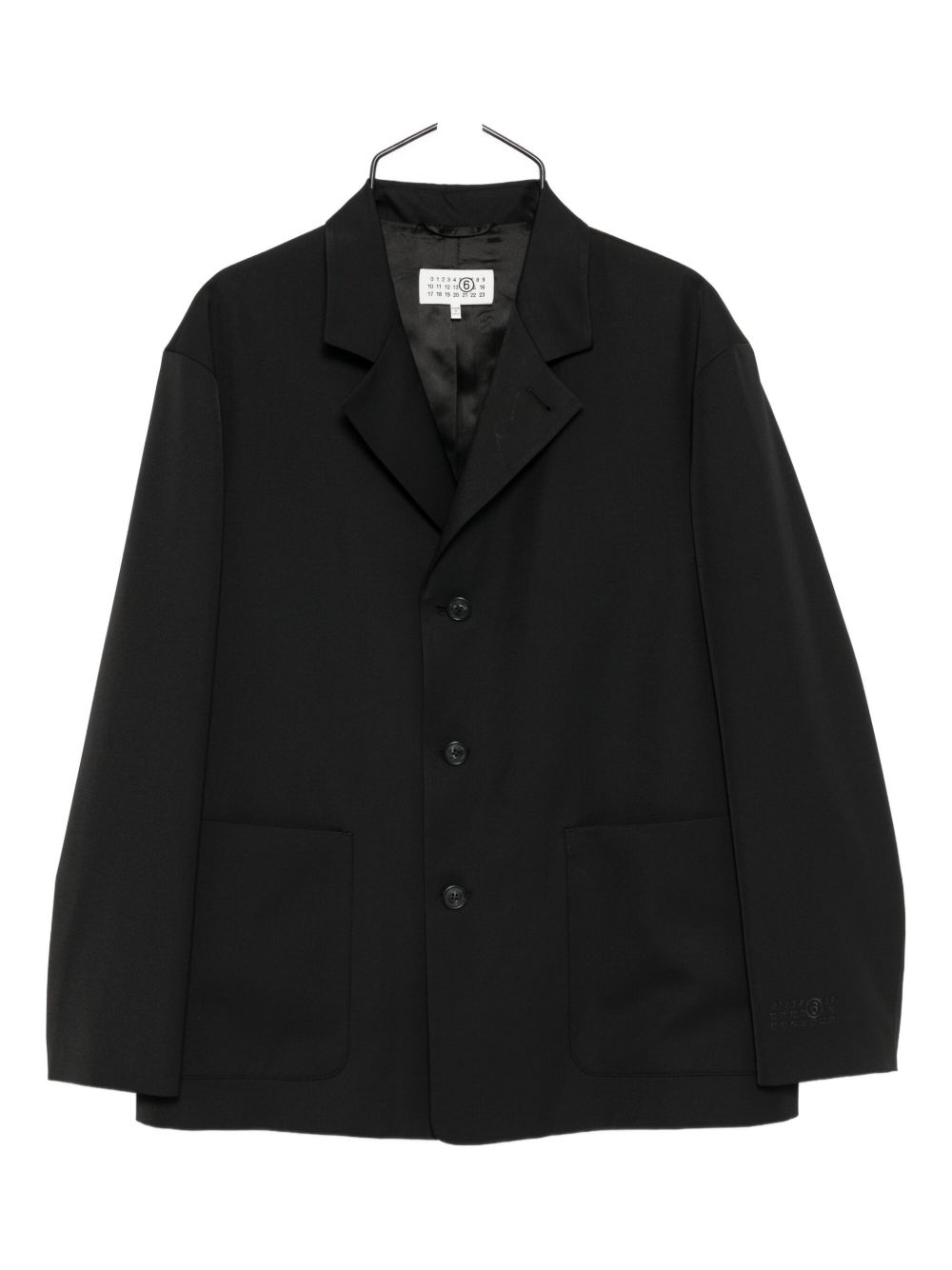 single-breasted blazer