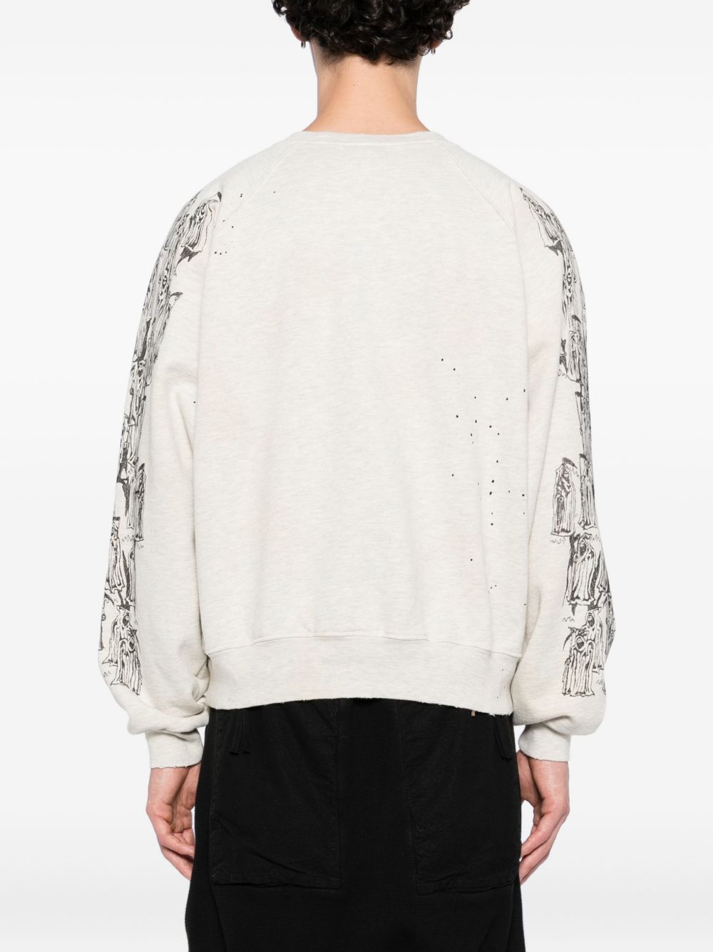 logo-embroidered sweatshirt