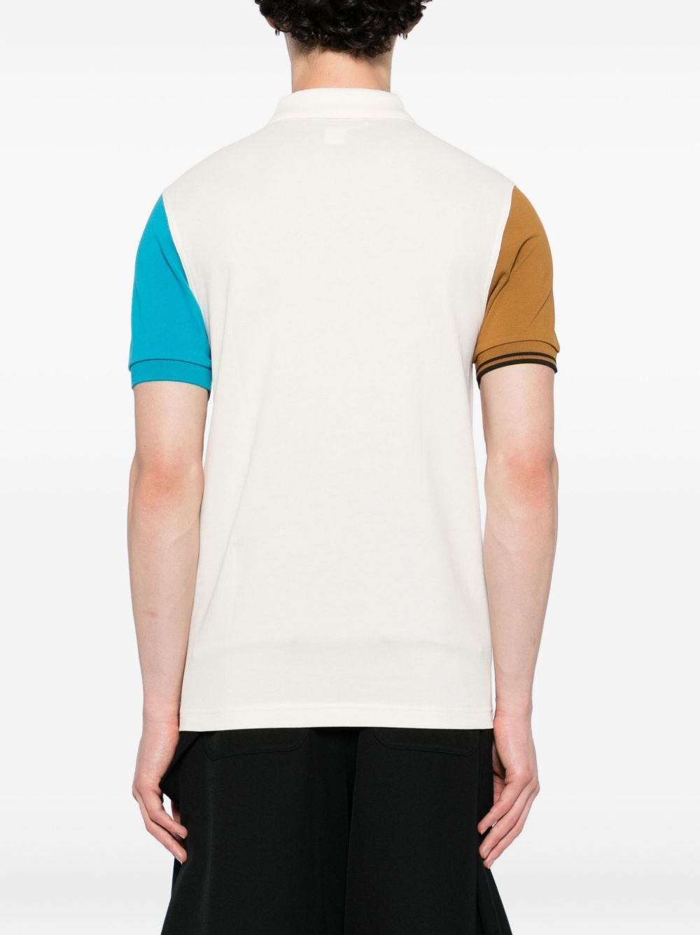 x Fred Perry colour-block short-sleeve polo shirt