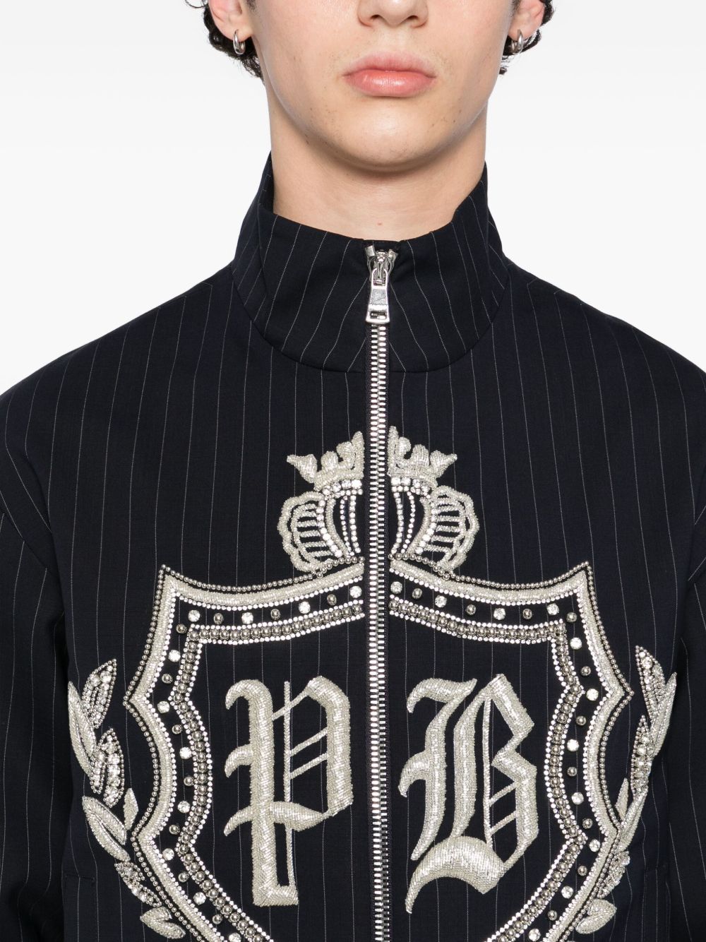crystal-embellished jacket