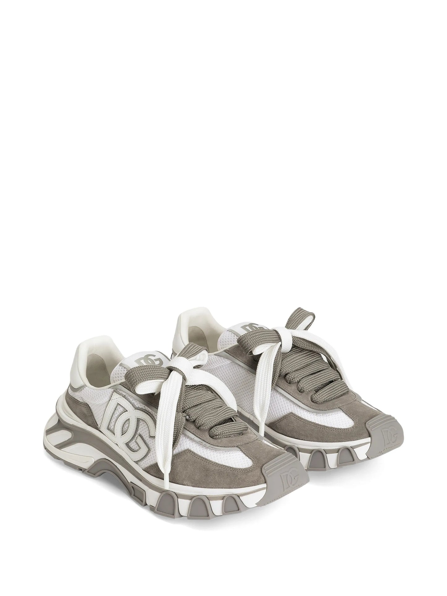 Dg Country Road Nylon And Calfskin Sneakers