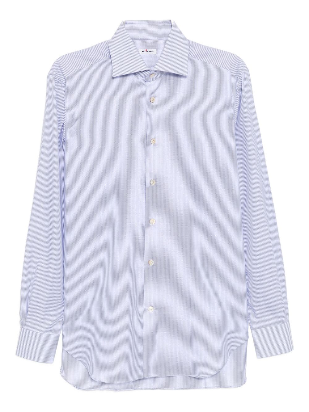 stripe-printed shirt