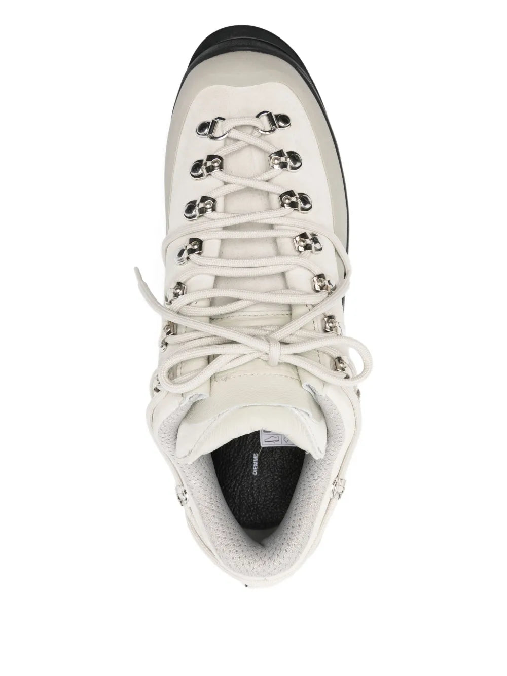 lace-up panelled hiking boots