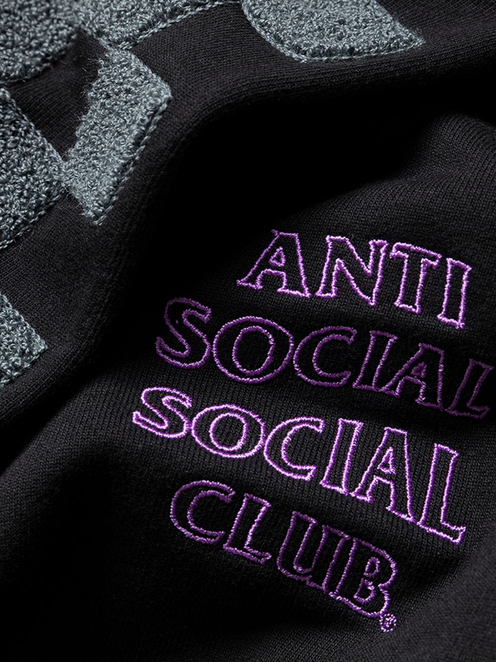 chenille checkered hoodie
