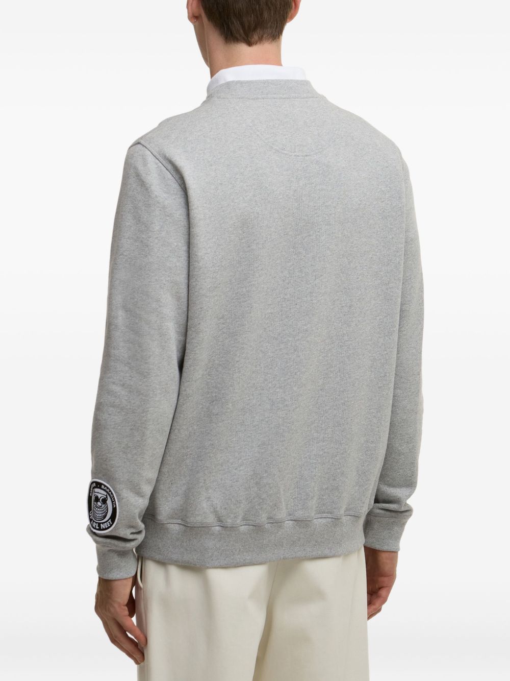 appliqué crew-neck sweatshirt