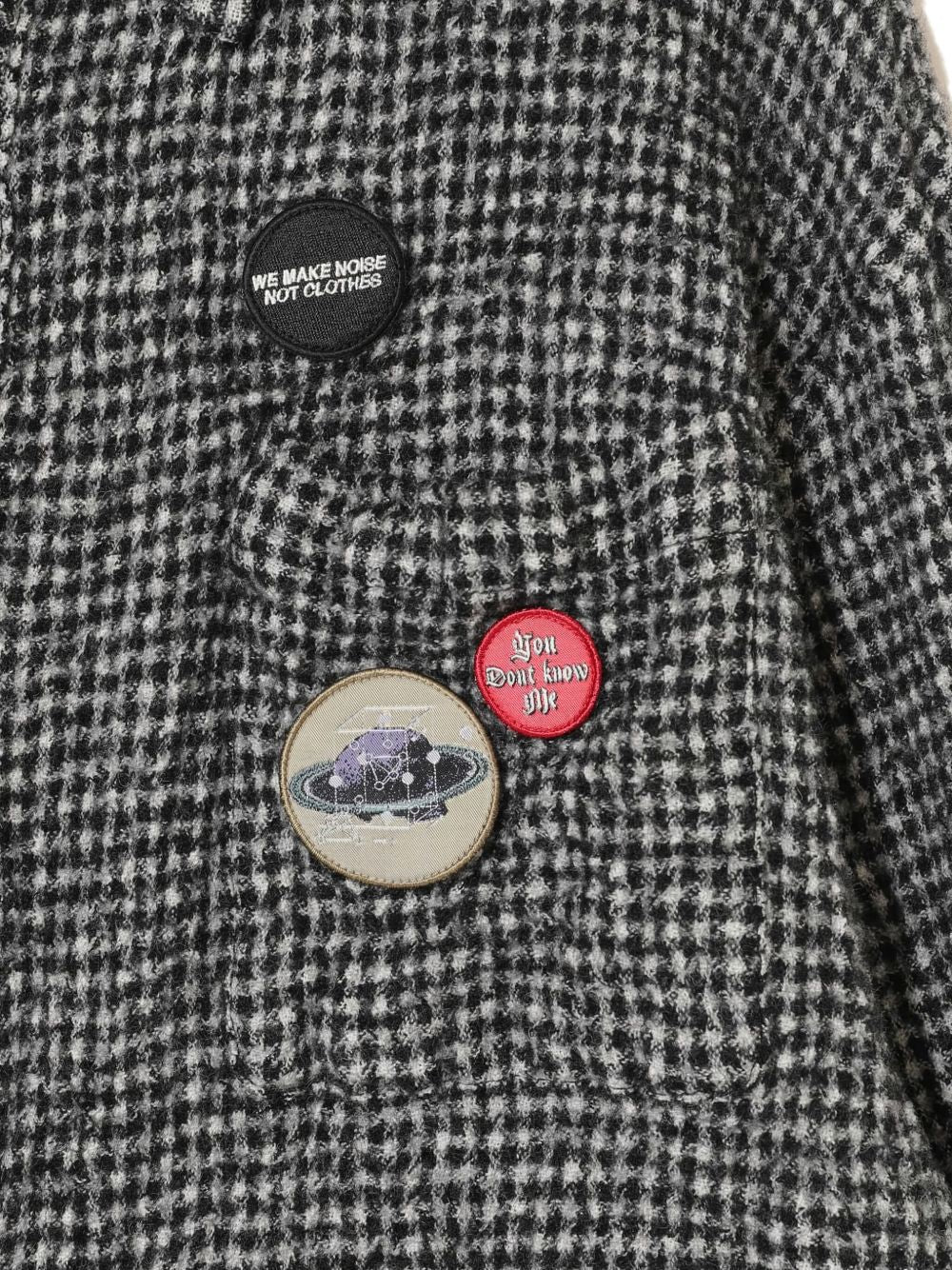 checked wool shirt