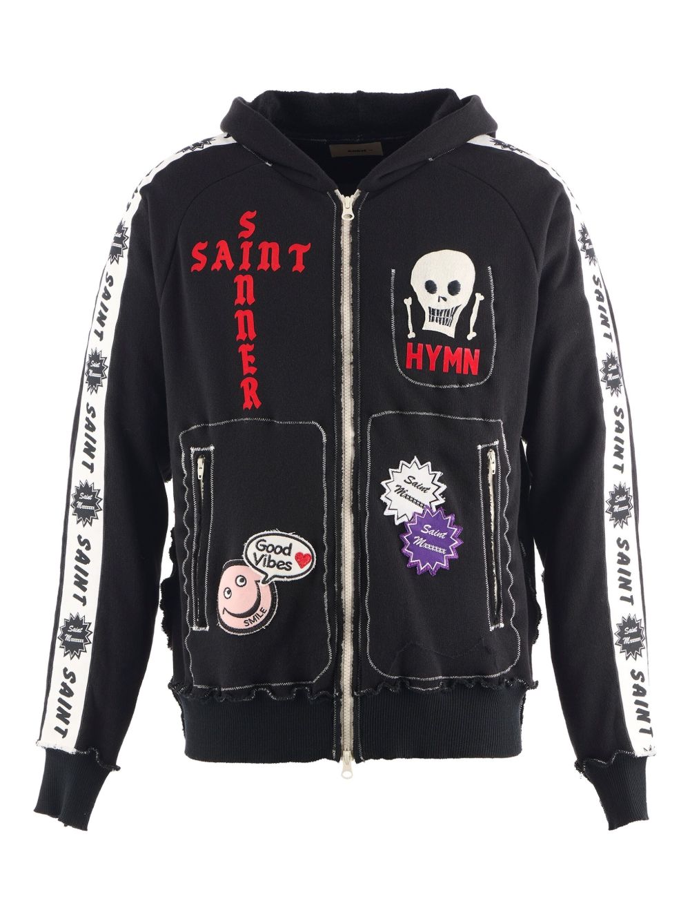 x A LOVE MOVEMENT appliqué hoodie