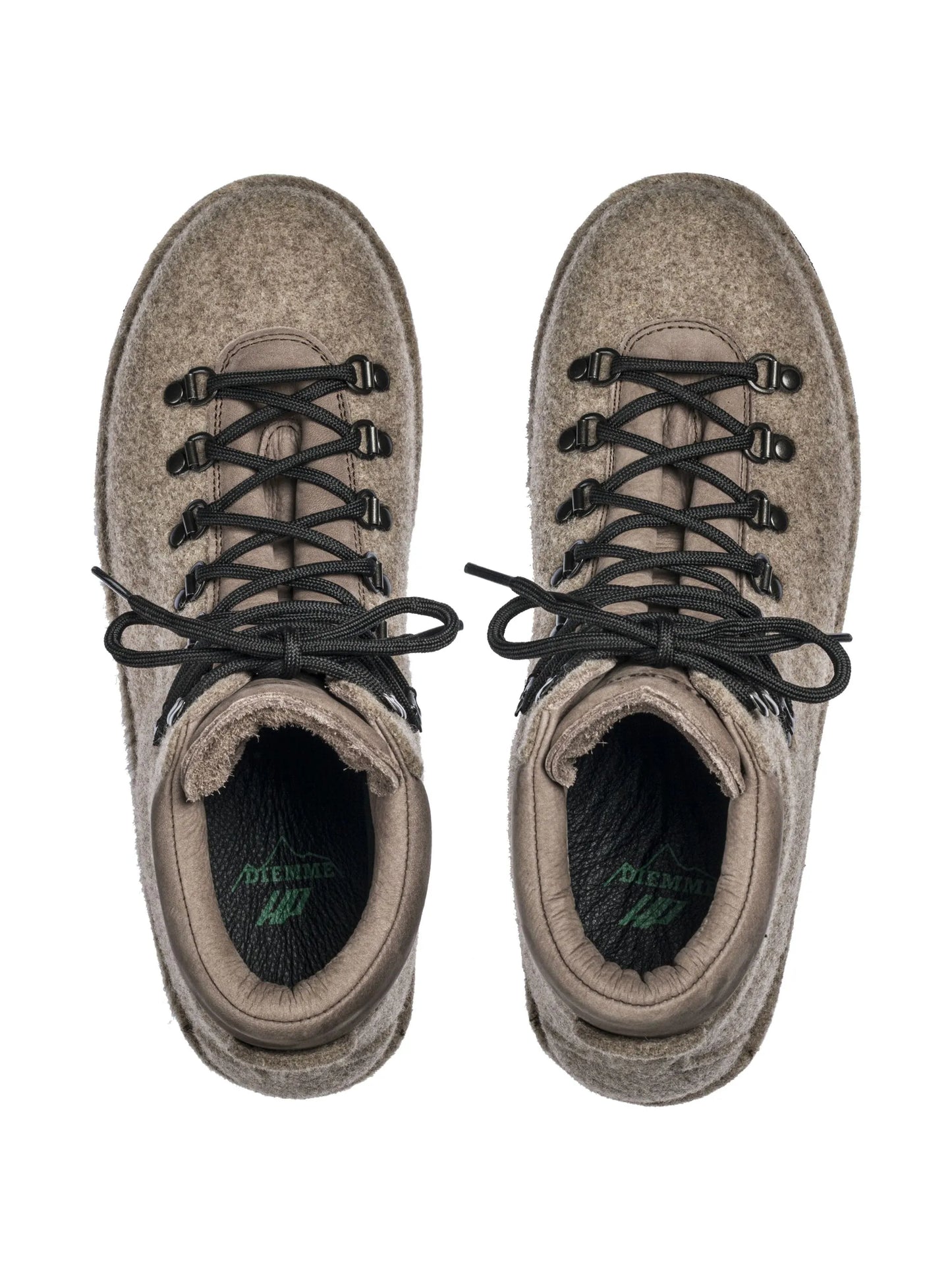 x Diemme Felt Lace-Up Boots