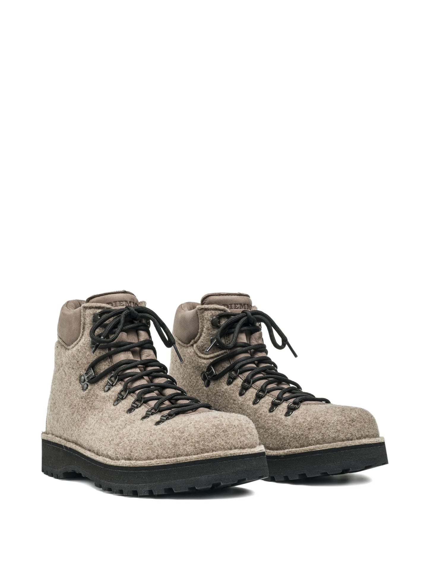 x Diemme Felt Lace-Up Boots