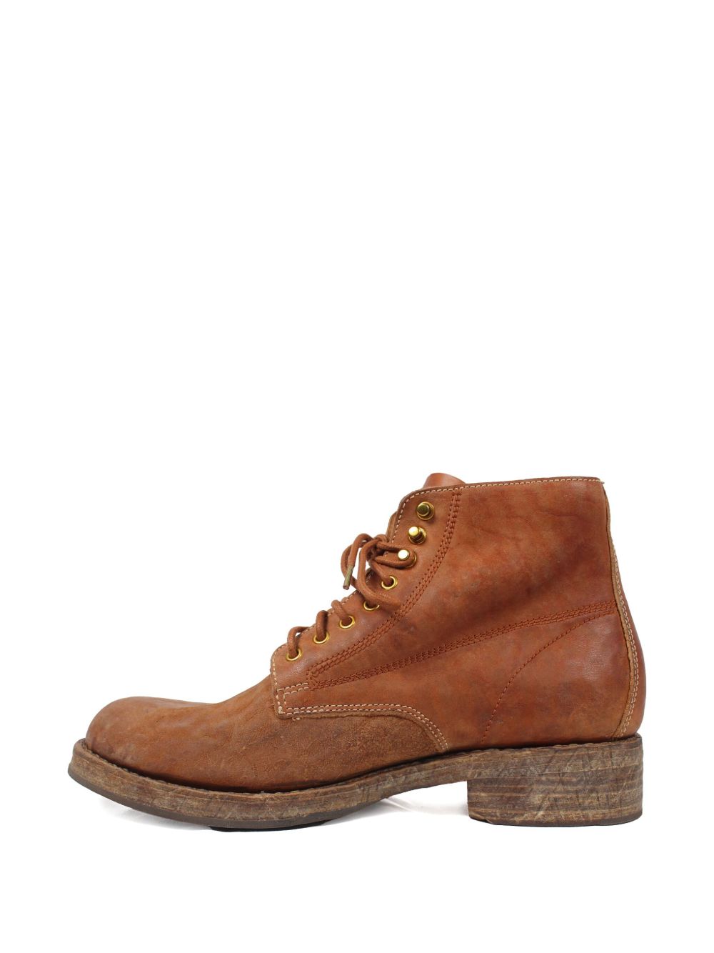 lace-up leather boots