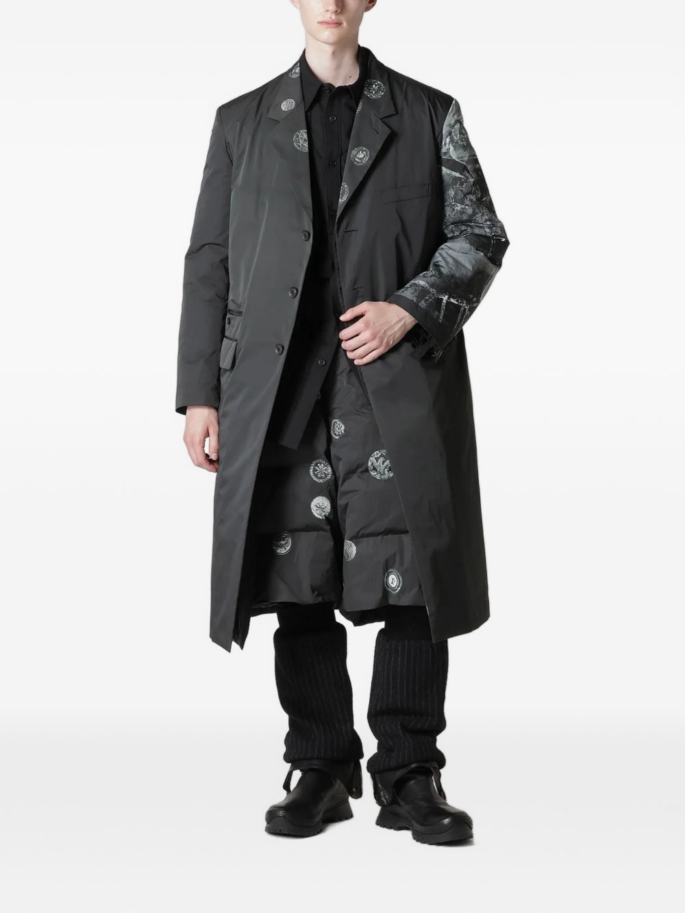 Padded Pinstripe Jacket