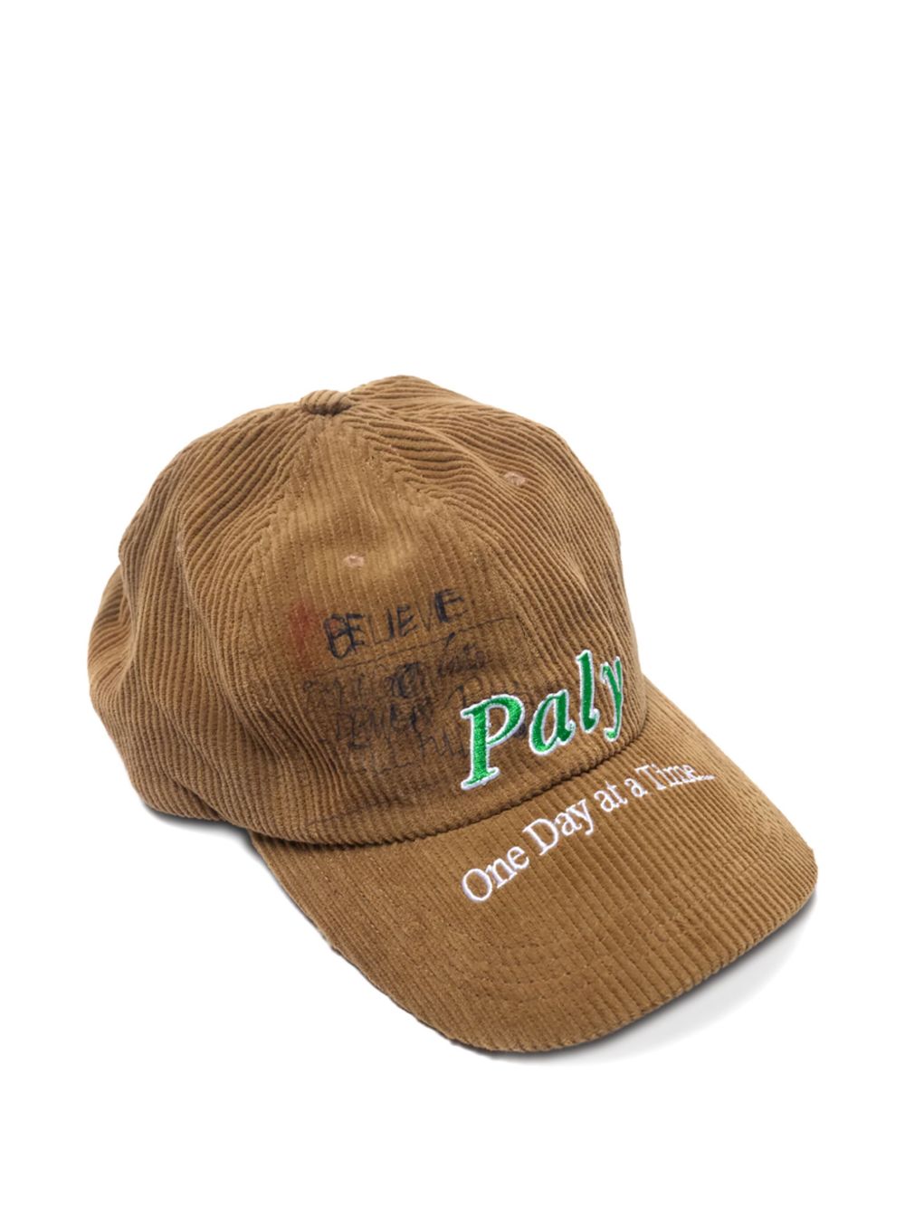 logo-embroidered cap 