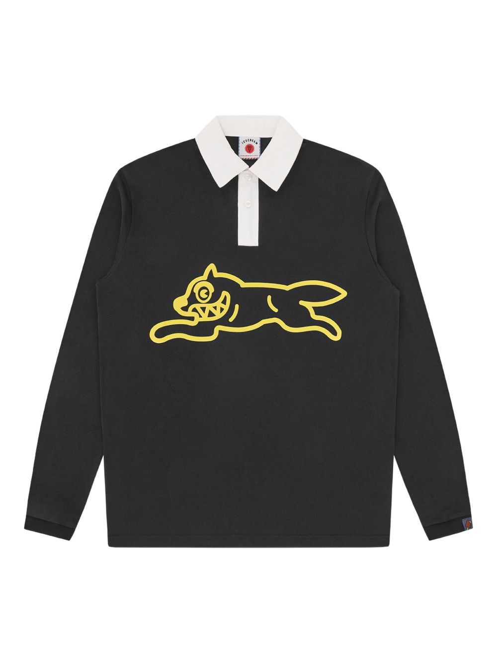 collar graphic shirt